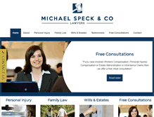 Tablet Screenshot of michaelspeck.com.au